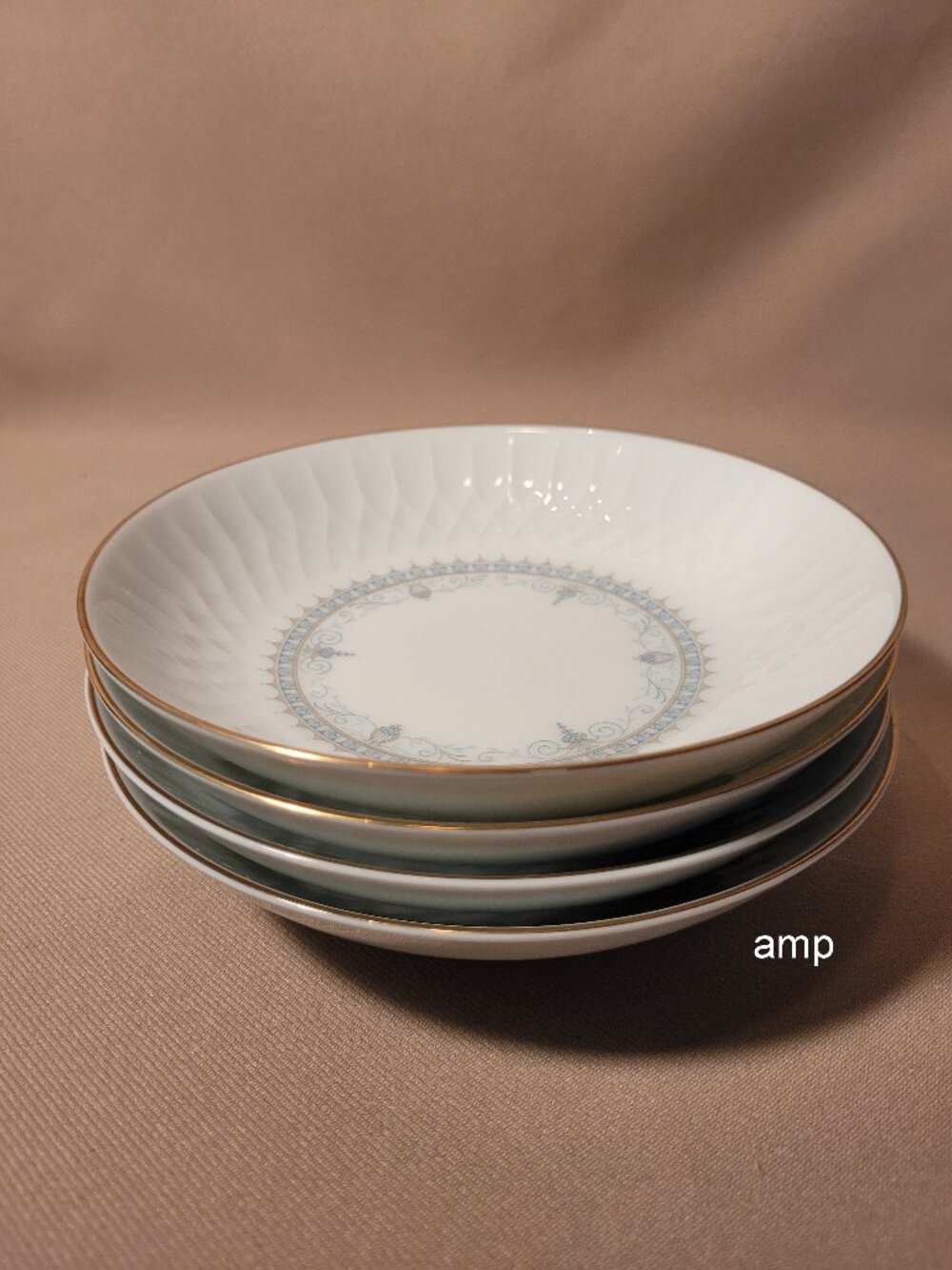 Noritake Lorenzo 6351 (Lot of 4) Fruit Dessert Bowls (5 1/2") EXCELLENT!
